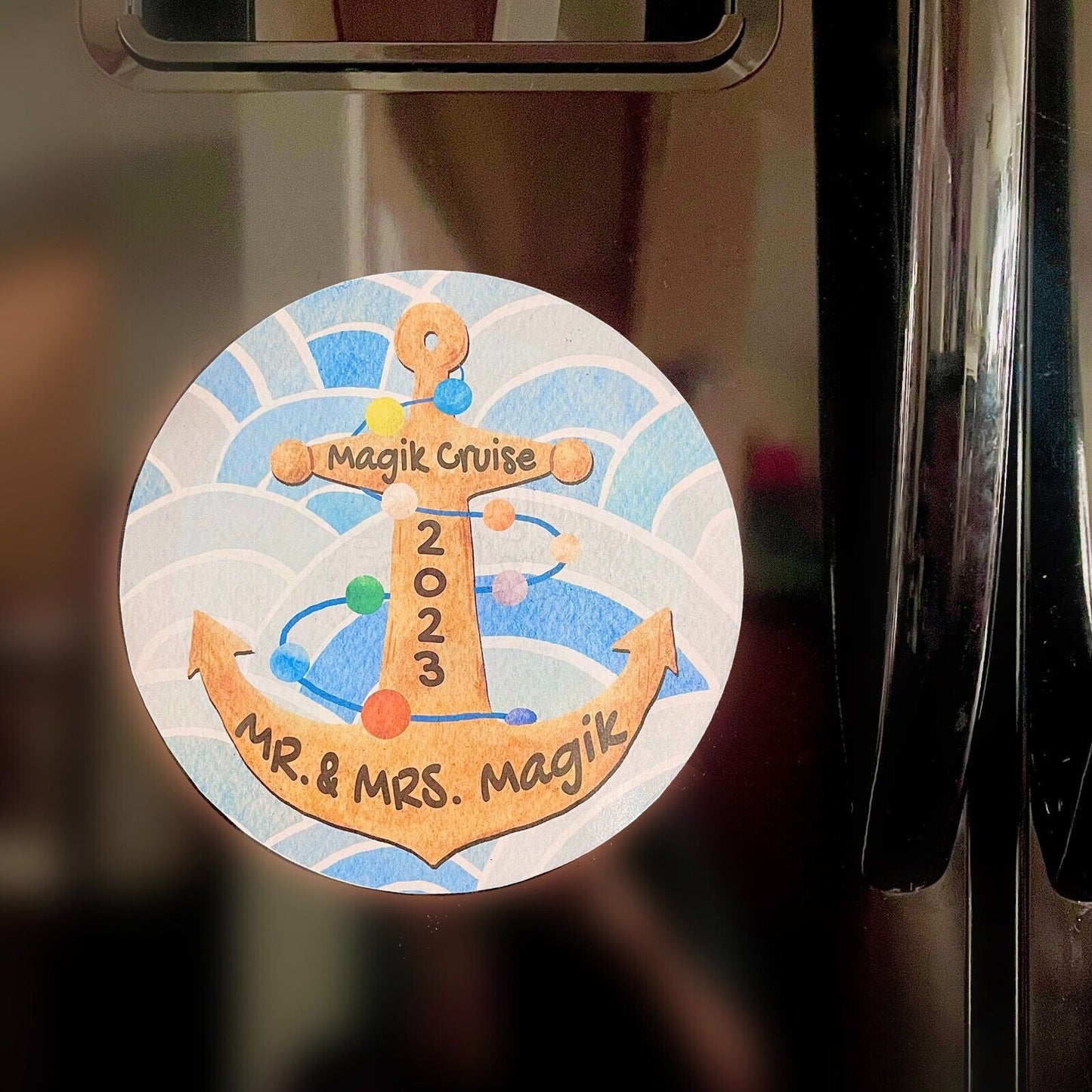 US Customize Cruise Magnet Decoration Stateroom Door Cruise Carnival 8" Fridge