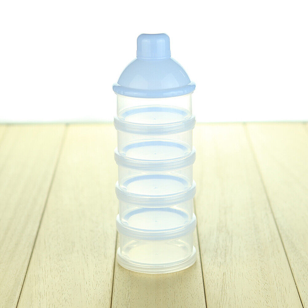 US 3-5 Layers Baby Milk Powder Formula Dispenser Stackable Storage Container Box