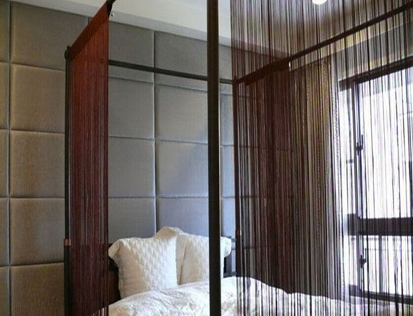 2 Pack Magik Line String Window Curtain Tassel Door Fringe Panel Room Divider