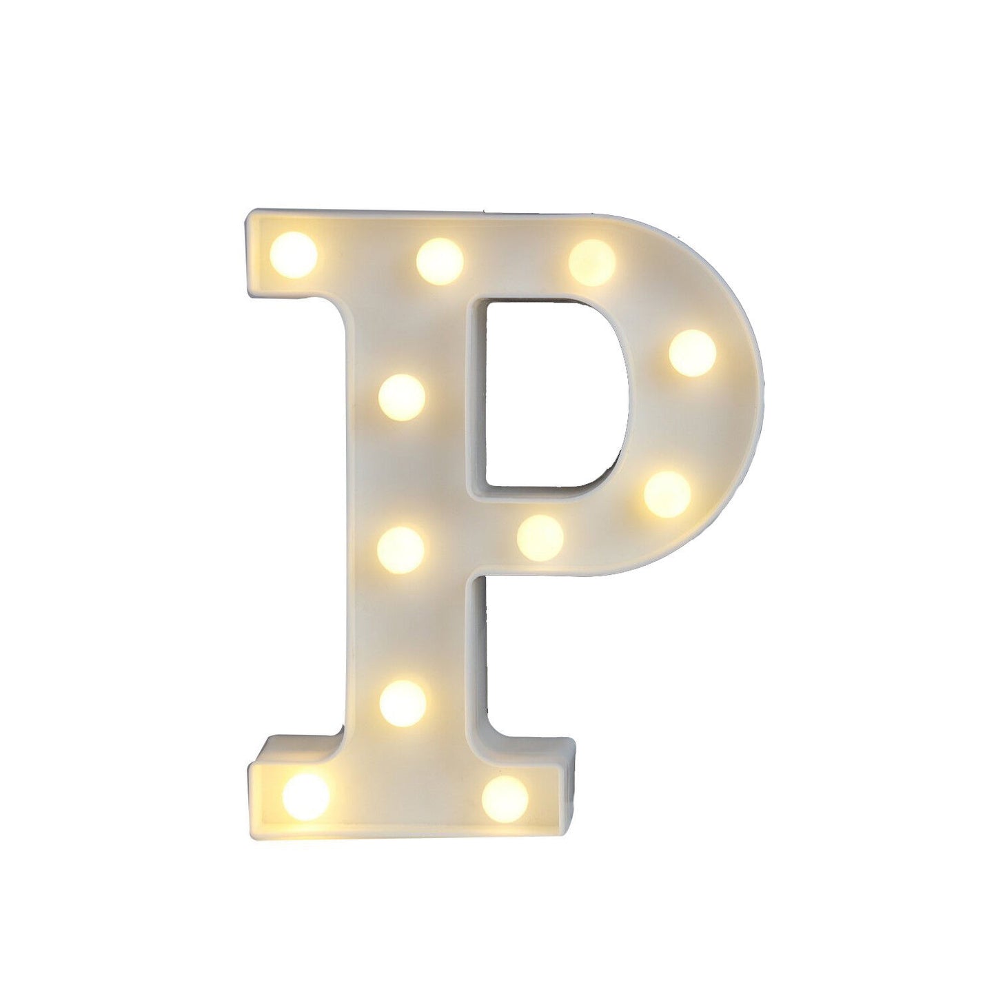 Light Up Letter LED Alphabet PlasticParty Sign Wedding Festival Stand Decoration