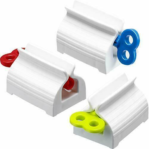 US 3-6 Pack Rolling Tube Toothpaste Squeezer Easy Dispenser Seat Holder Stand