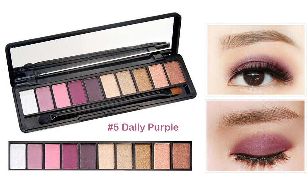 US 9-16 Colors Eyeshadow Palette Pigmented Shimmer Matte Glitter Holiday Gift