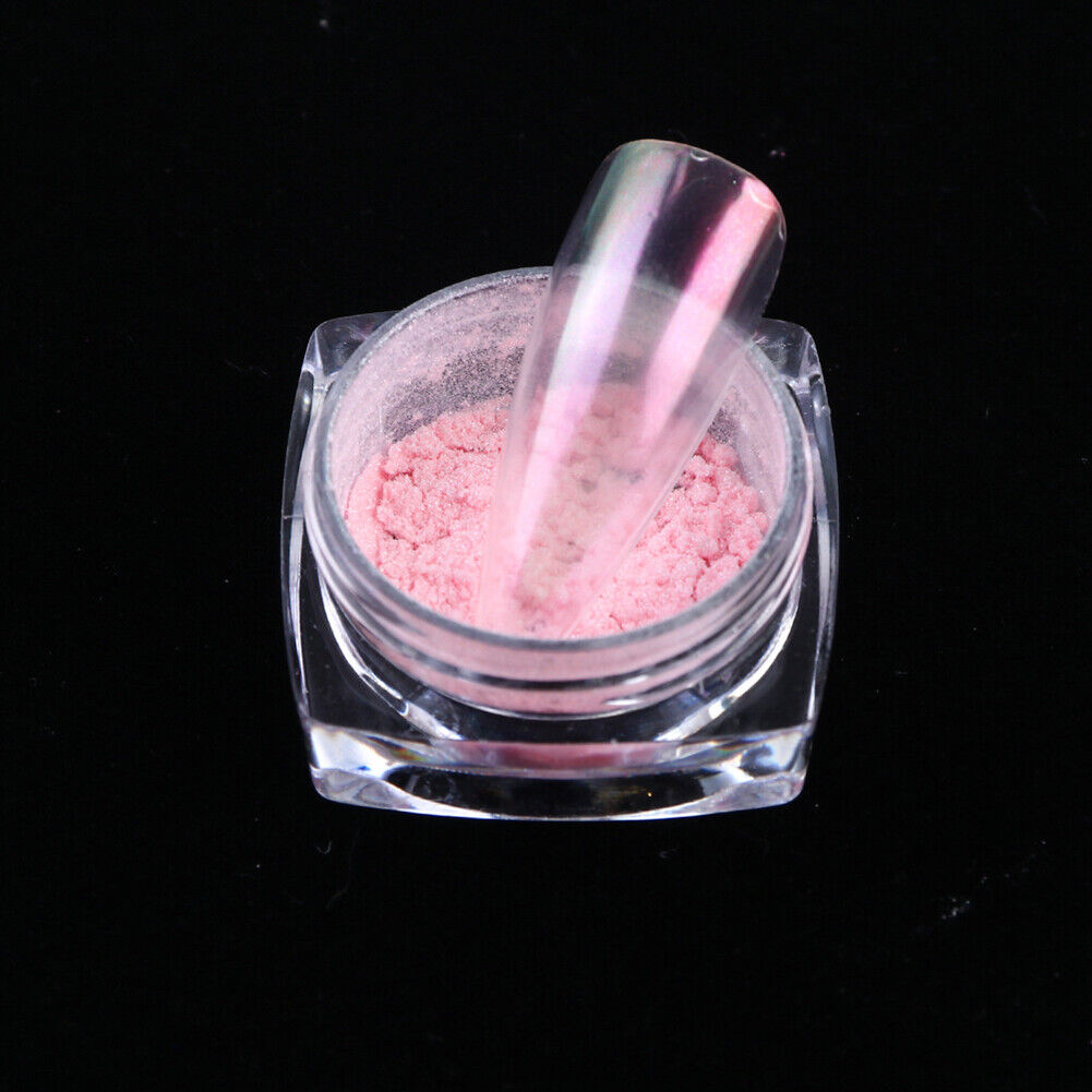 US Glitter Holographic Mirror Nail Art Powder Ultra-thin Aurora Mermaid Pigment