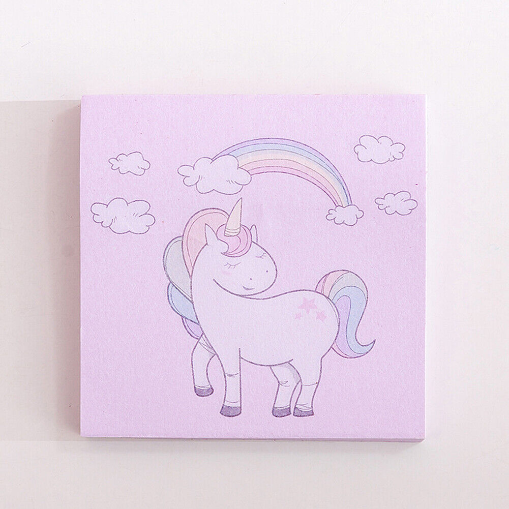 120 Sheet/4 Pads Sticky Notes Self-Adhesive Notes Notepads Post Writing Unicorn