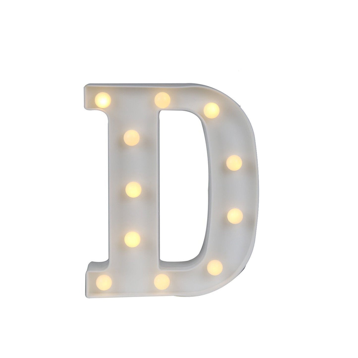 Light Up Letter LED Alphabet PlasticParty Sign Wedding Festival Stand Decoration