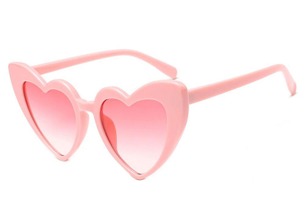 US Women Lovely Heart Shape Sunglasses Halloween Cat Eye Retro Sun Glasses UV400