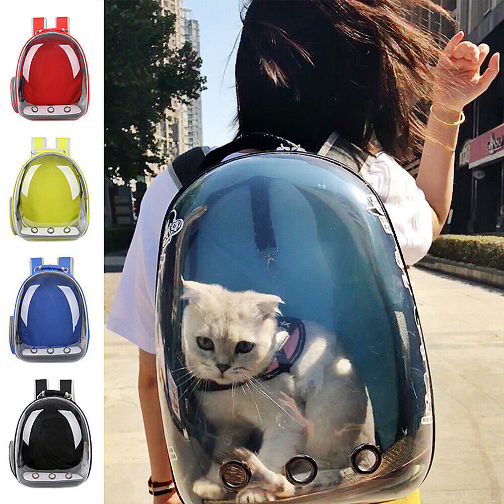 US Astronaut Pet Cat Dog Puppy Carrier Backpack Travel Bag Case Capsule Fullview