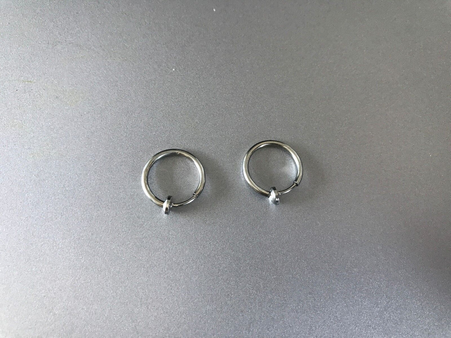 Clip-On Spring Action Non-Piercing Fake Septum Lip Cartilage Nose Tragus Ring