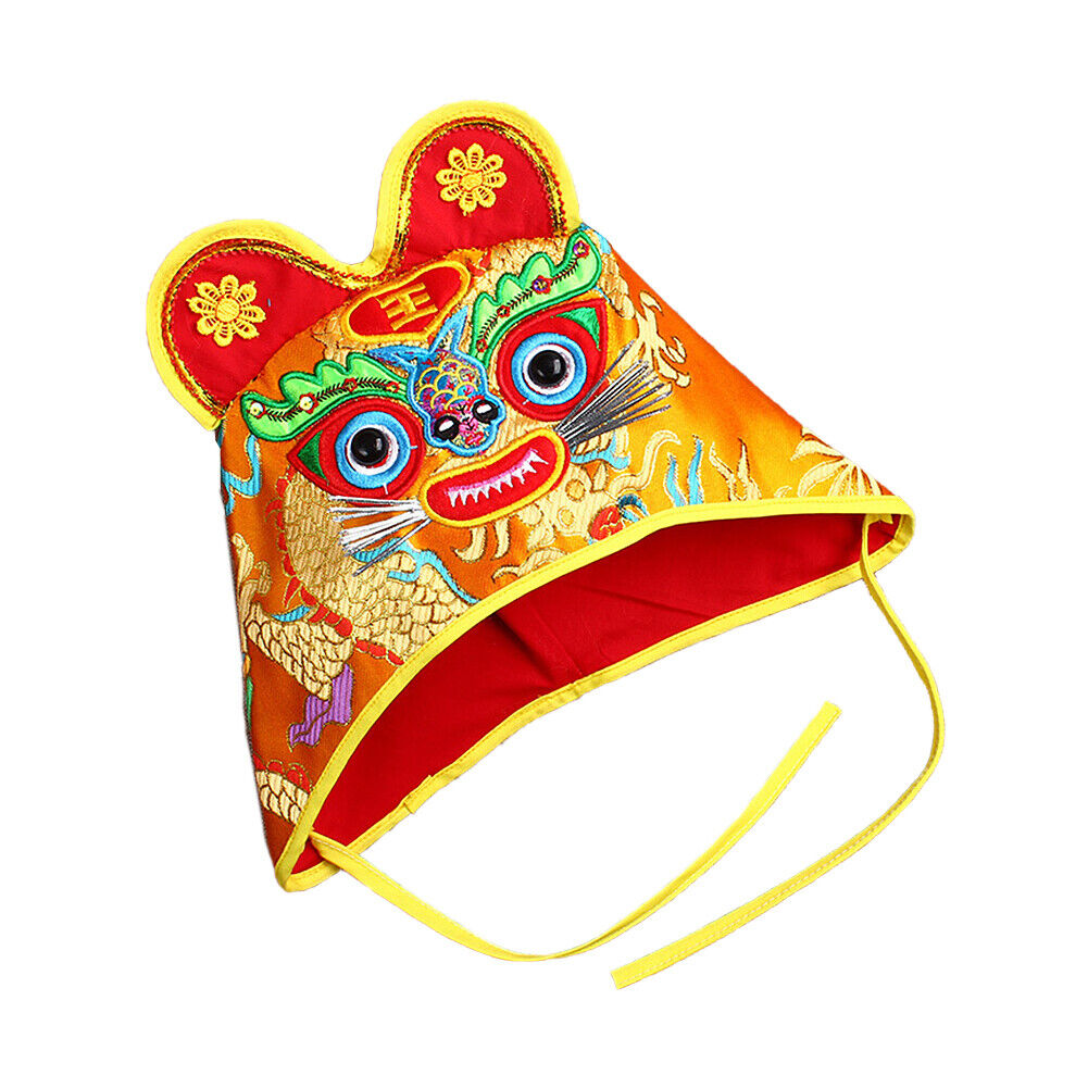 US Baby Tiger Hat Chinese Traditional New Year Newborn Infant Toddler Photo Prop