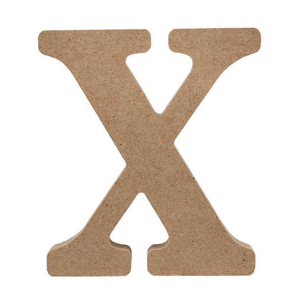 US 3.93'' A-Z Wooden Letters Alphabet Self Standing Wedding Party/Home/Decor Lot