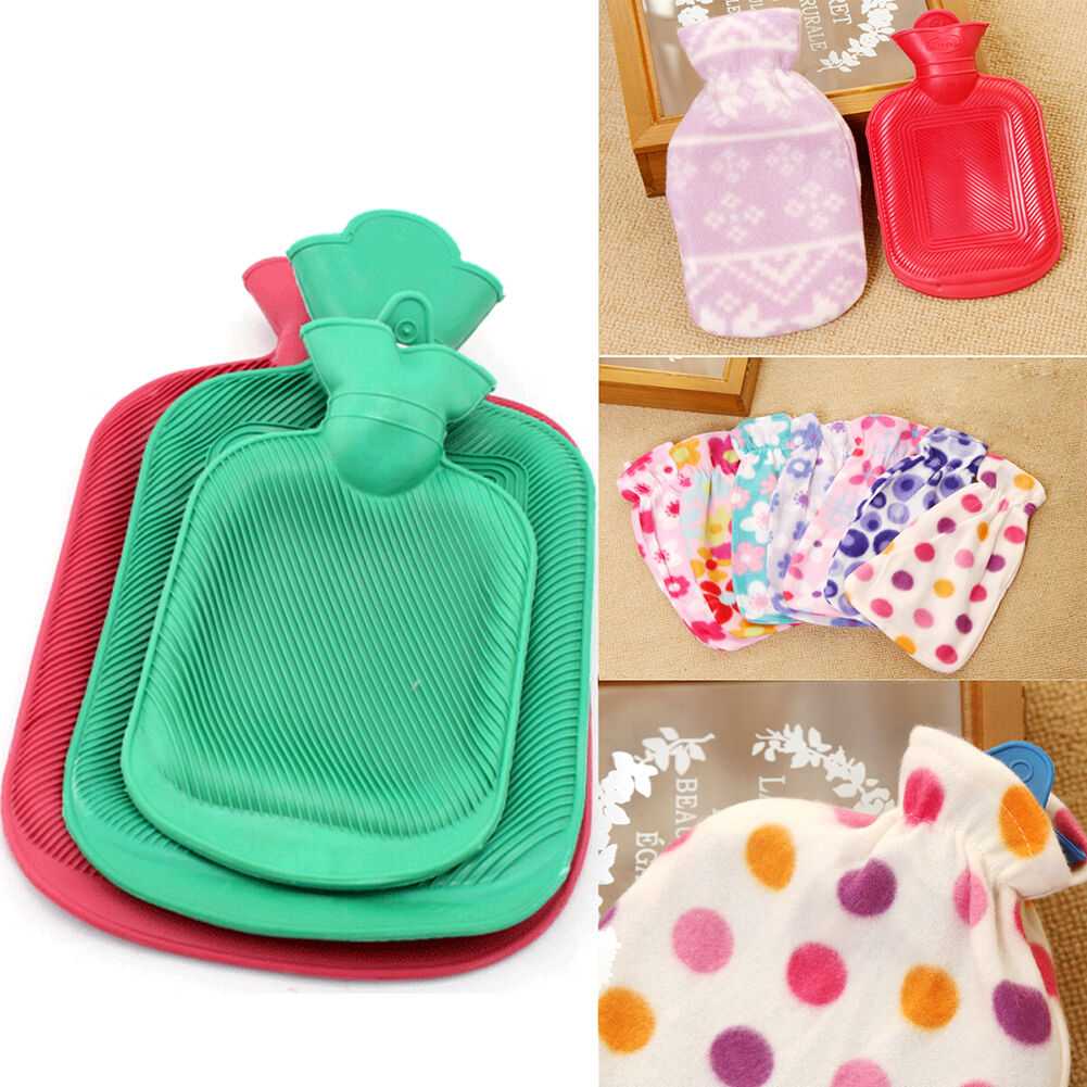 Rubber HOT WATER BOTTLE Bag WARM Relaxing Heat / Cold Therapy 670 ML ~ 1800 ML