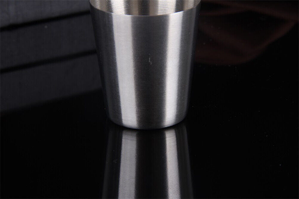 6~12 Pcs1oz/30ml Metal Stainless Steel Cup Mug Drink Coffee Beer Tumbler Travel