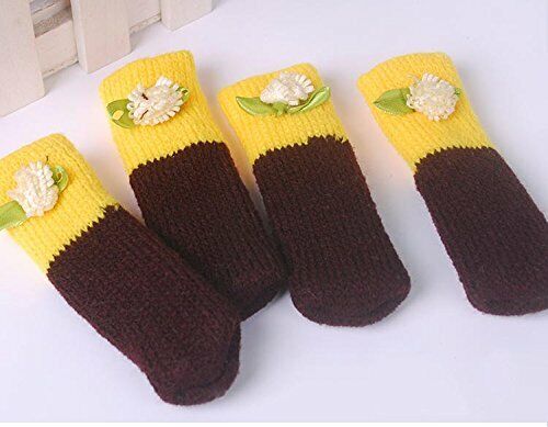 24 Pack Cat Paw Flower Bear Table Chair Foot Doorknob Floor Protector Sleeves US