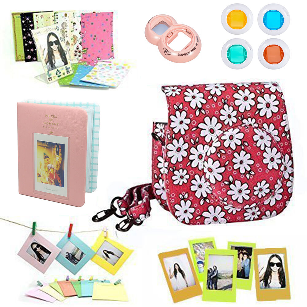 USA 7 in 1 Fujifilm Instax Mini 8 8+ 9 Instant Film Camera Accessories Bundles