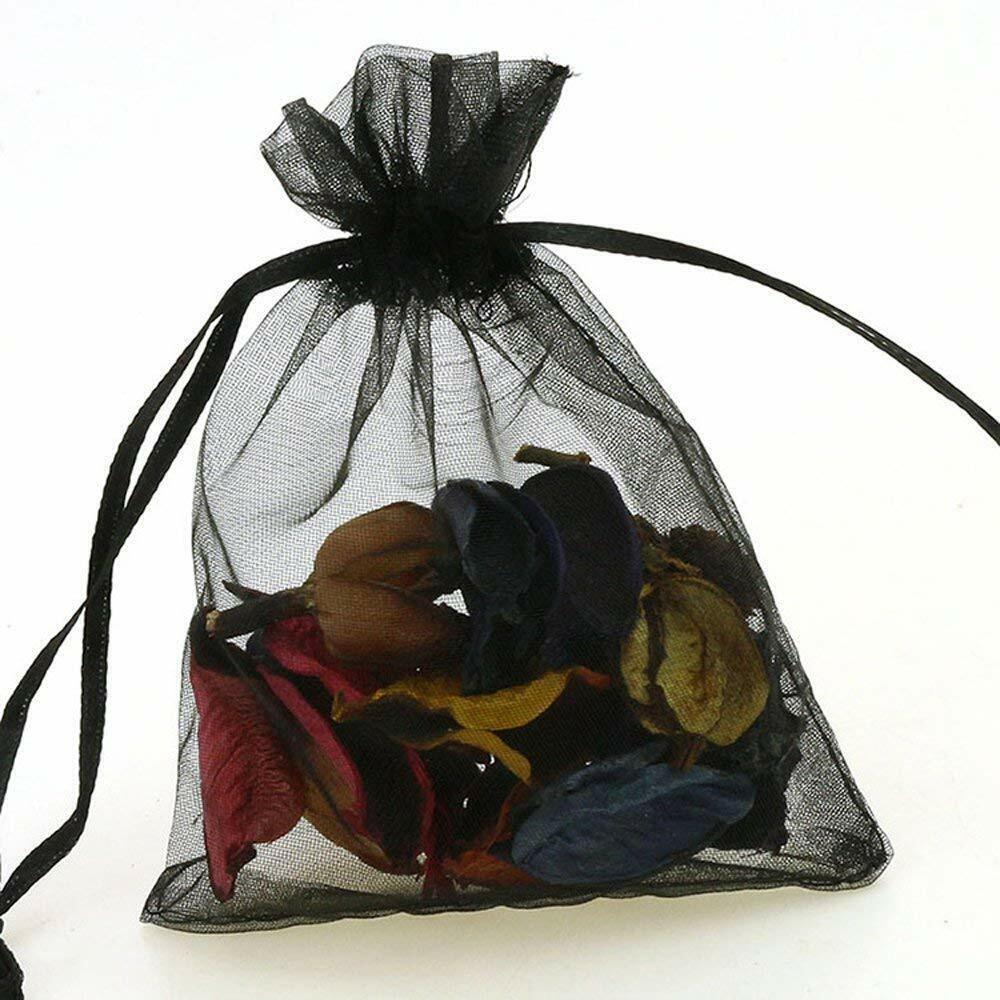 US 50~200 Sheer Coralline Organza Favor Gift Bags Jewelry Pouches Wedding Party