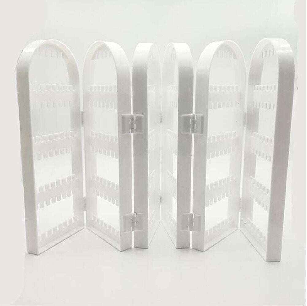 Jewelry Hanger Foldable Acrylic Earring Organizer Necklace Holder Bracelet Displ