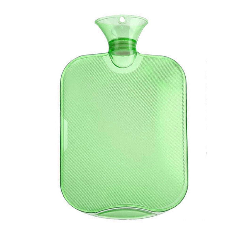 Large PVC Rubber HOT WATER BOTTLE Bag WARM Relaxing Heat / Cold Therapy 2 Liter