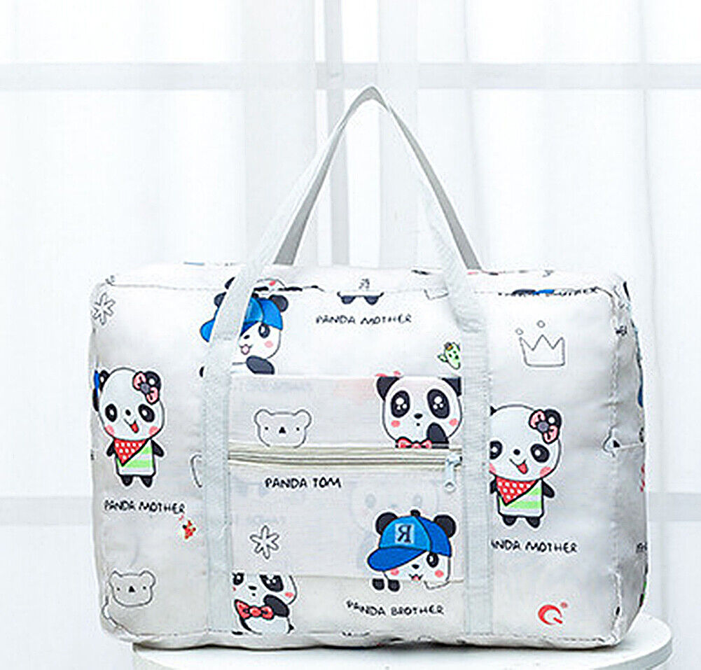 US Foldable Travel Luggage Carry-on Shoulder Duffle Bag Lightweight Sport Tote