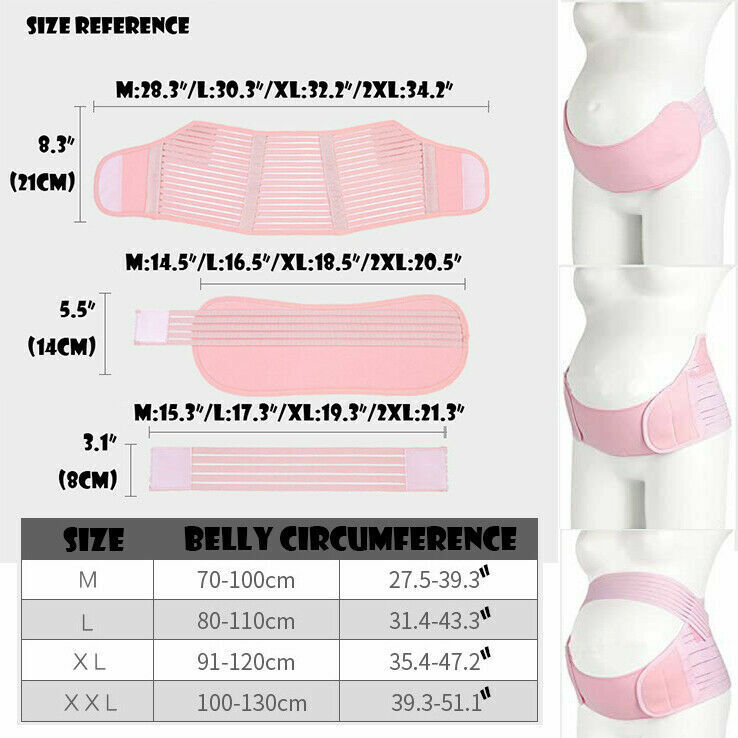 US Maternity Belt Pregnancy Support Waist Back Abdomen Prenatal Belly Band Brace