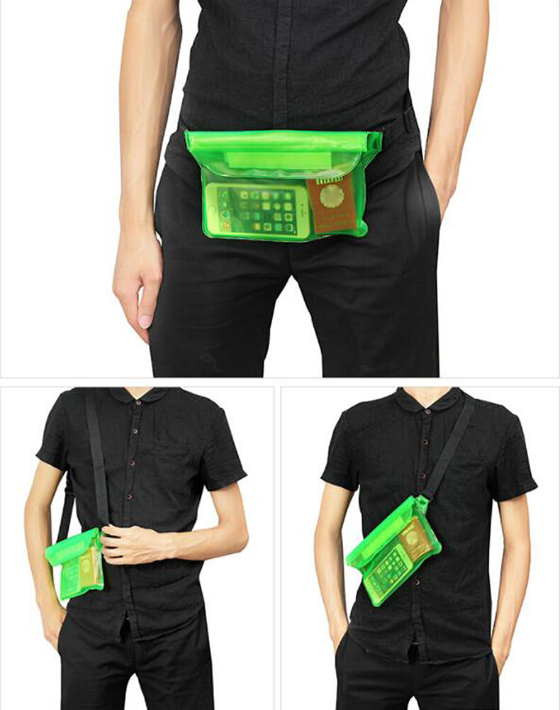 Magik Waterproof Waist Pouch Bag Underwater Dry Case Cover Fanny Pack Swimming
