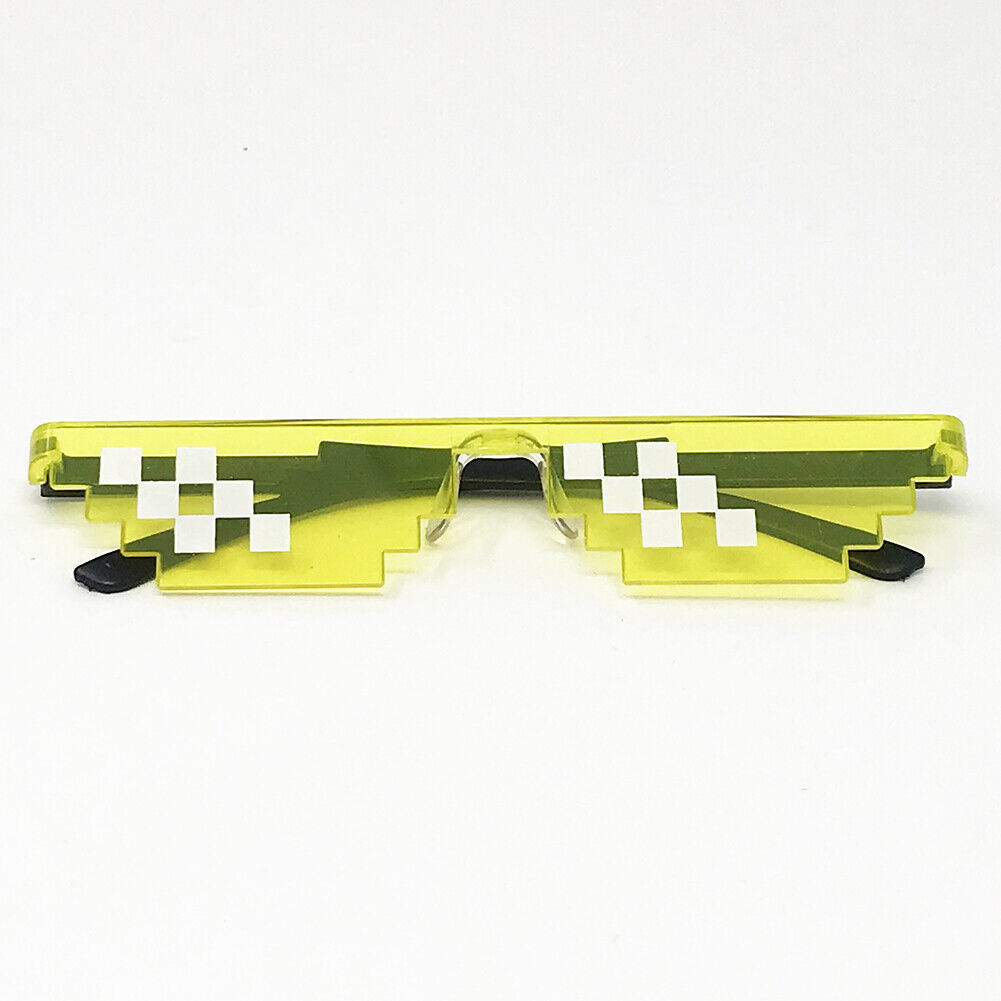 Thug Life Glasses Deal With It Sunglasses MLG Eyewear Unisex Meme Cool 8 Bit