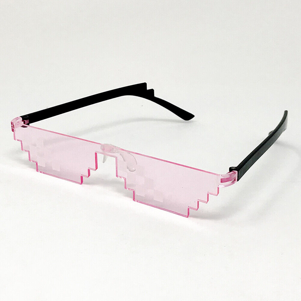 Thug Life Glasses Deal With It Sunglasses MLG Eyewear Unisex Meme Cool 8 Bit
