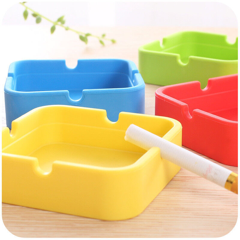 6 Pcs Ashtray Silicone Cigarette Smoking Bedroom Smoke Bin Cigarette Pipe Holder