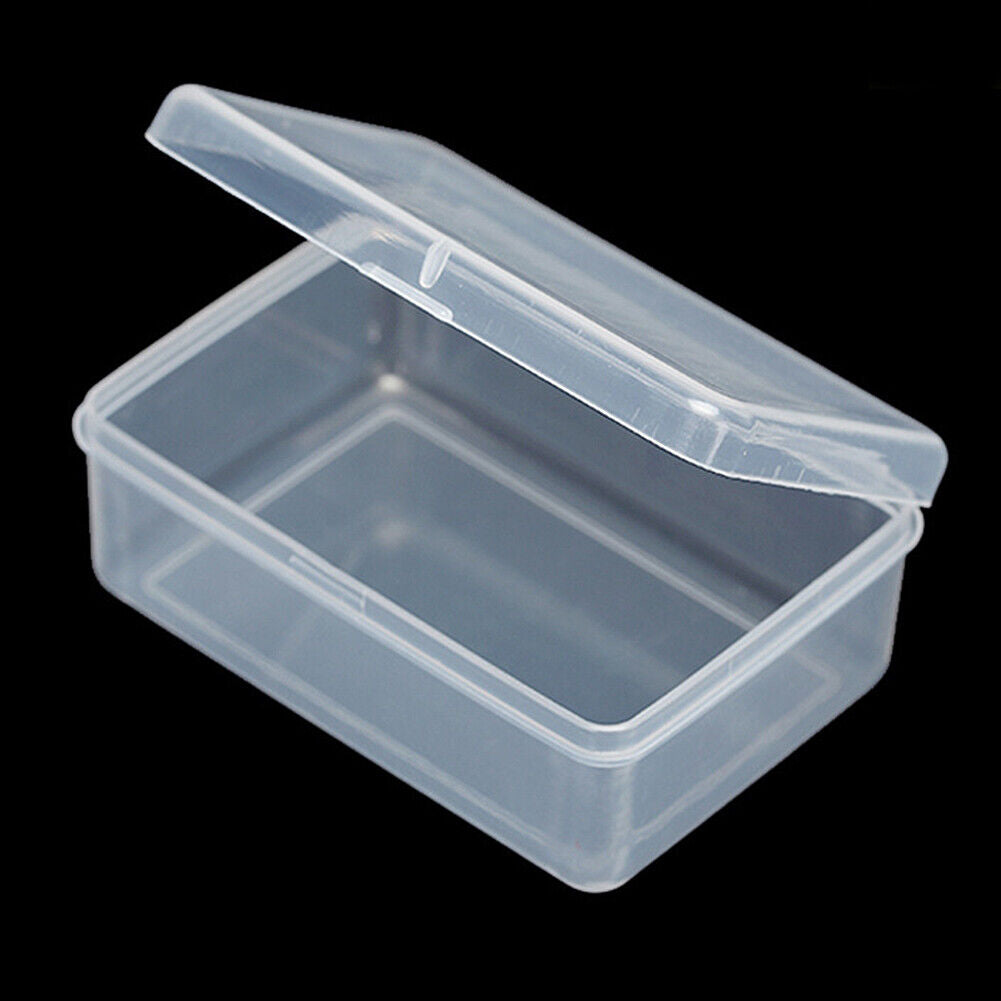 US 10-20 Small Plastic Storage Container Organizer Coins Screws Jewelry Mini Box