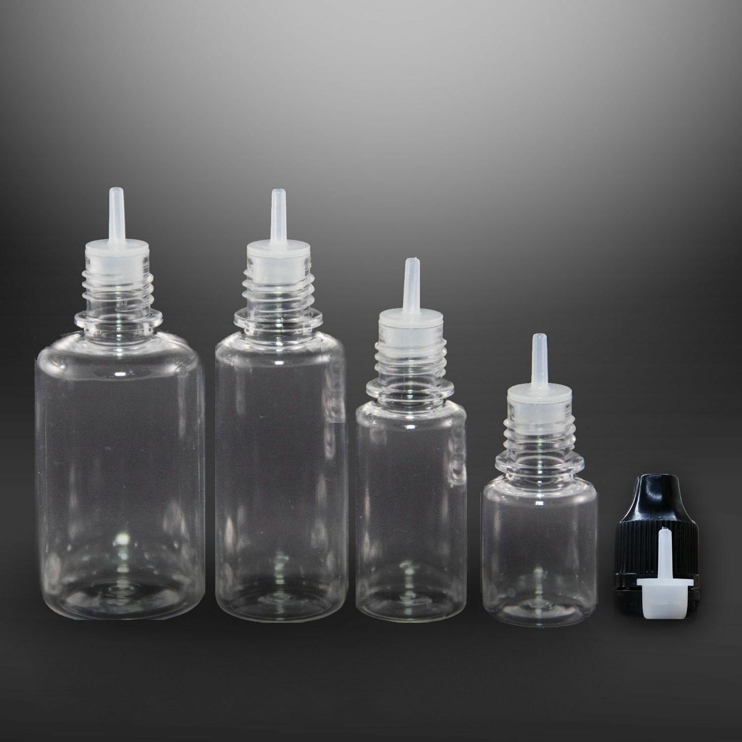 US 10~50ml Lot PET Dropper Plastic Bottle for Liquid Eye Drop Paints Essence Oil