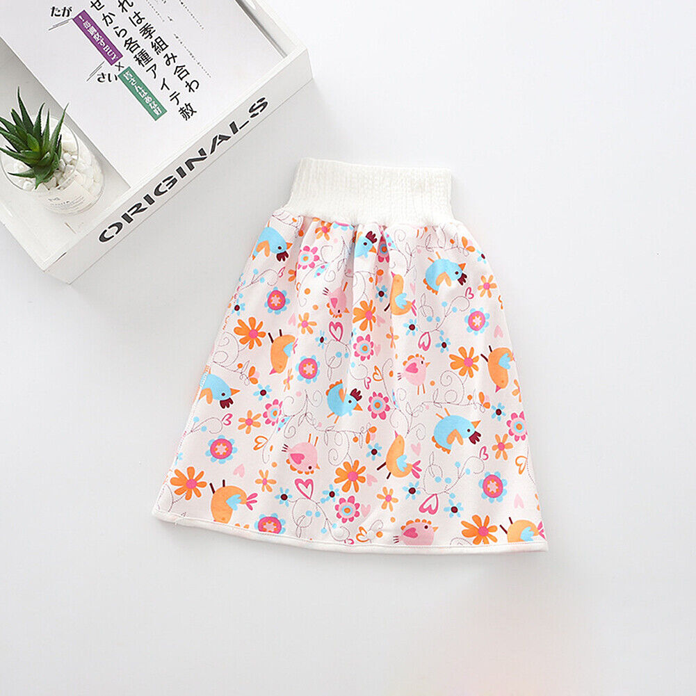US Waterproof Cotton Training Pants Cloth Diaper Skirts Baby Night Time Sleeping