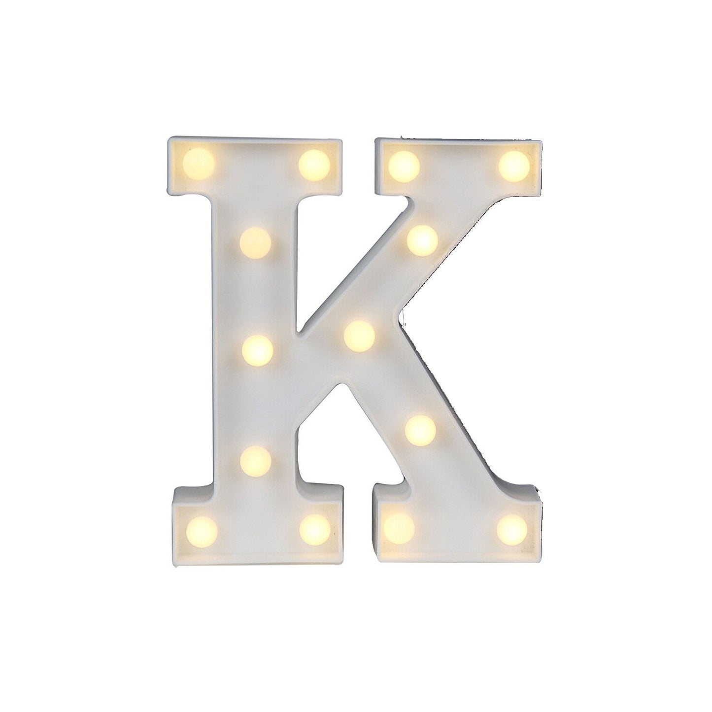 Light Up Letter LED Alphabet PlasticParty Sign Wedding Festival Stand Decoration