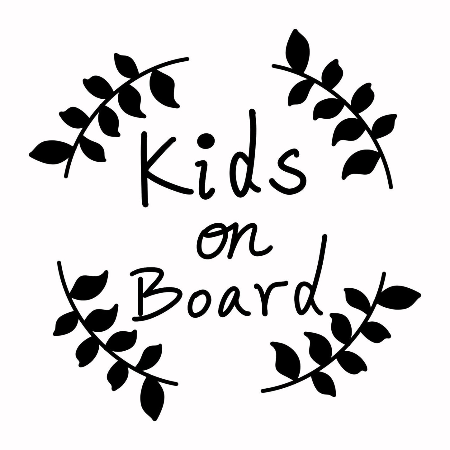 US Custom Baby on Board Kids in Car Vinyl Sticker Bumper Window Decal Truck Van