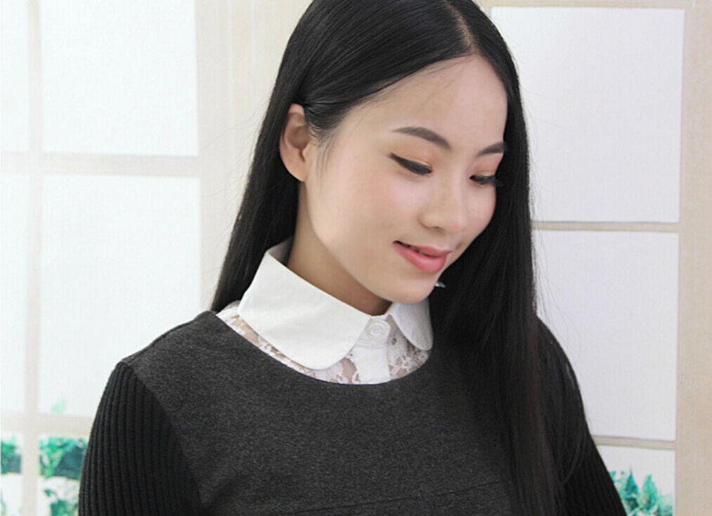 Choker Necklace Unisex Women Peter Pan Detachable Lapel Shirt Fake False Collar