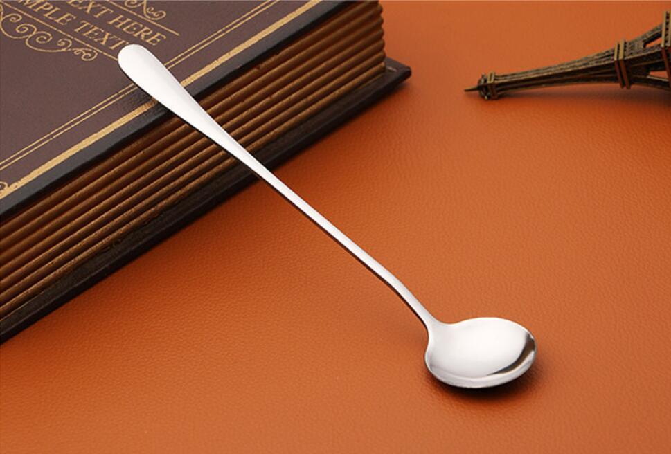 10 Pack Magik Long Handle Stainless Steel Mixing Ice Cream Coffee Spoon Set