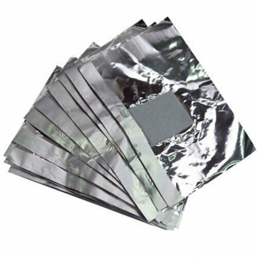 US 100-500Pcs Aluminium Foil Nail Wraps Art Soak Off Gel Polish Remover Cleaner