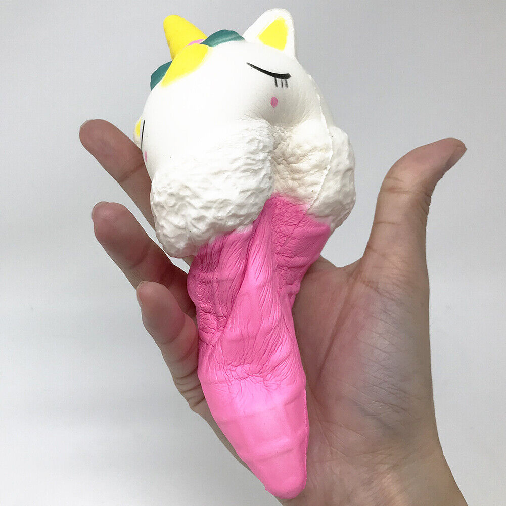 Jumbo Scented Icecream Unicorn Slow Rising Squishies Squeeze Stress Relieve Toys