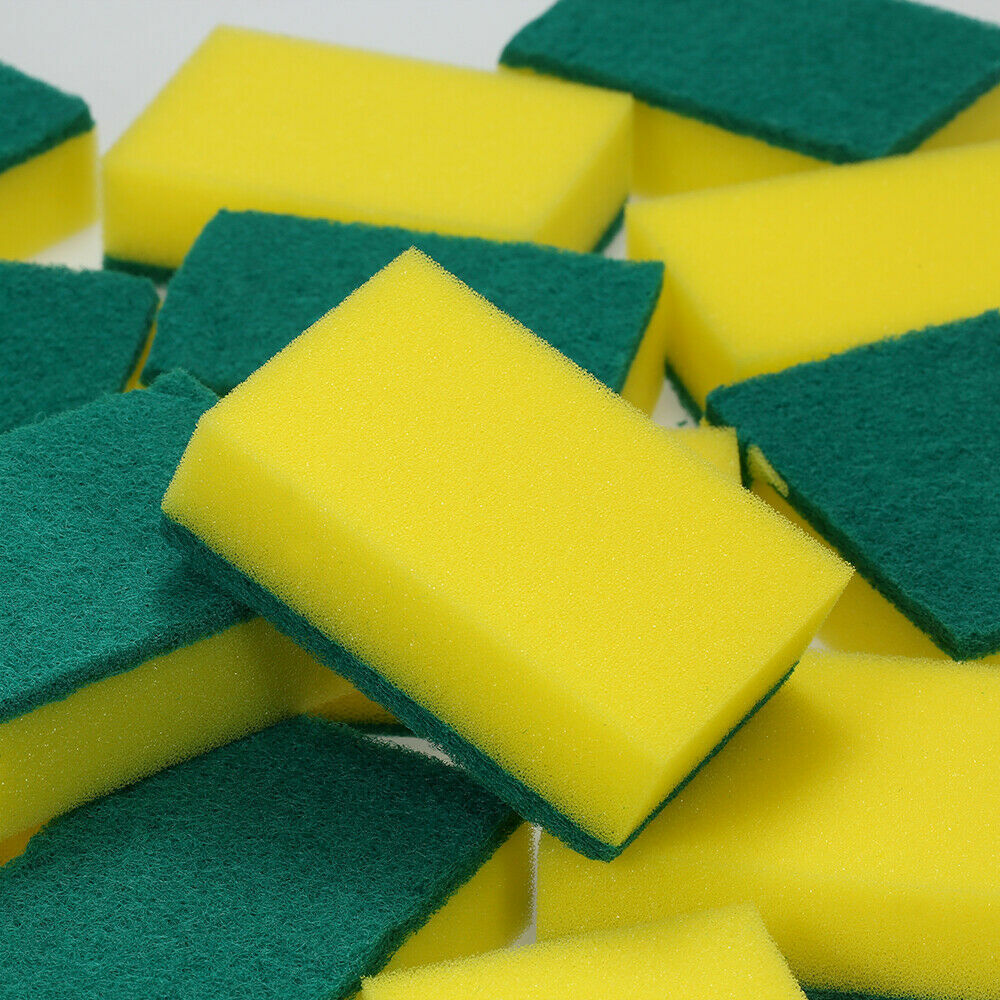 10~20PCS Sponge Eraser Cleaning Pads Dish Washing Stains Removing Kitchen