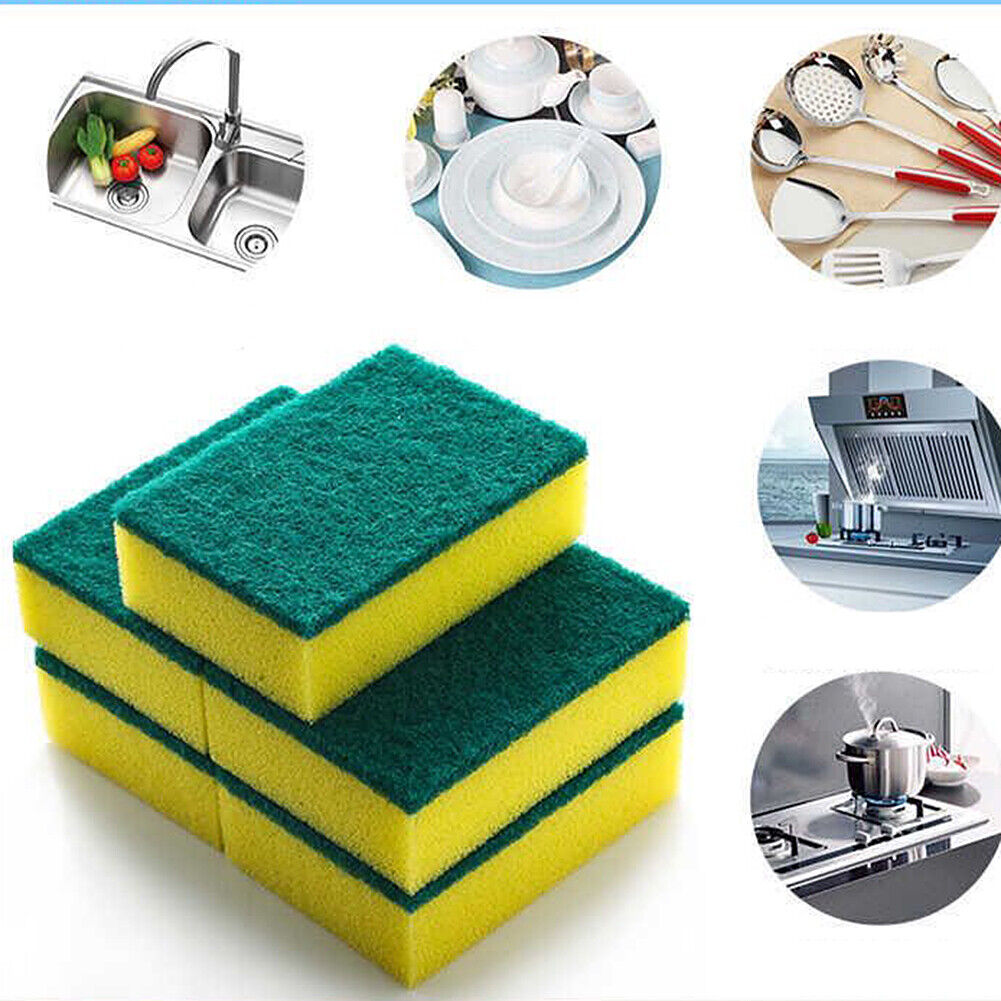 10~20PCS Sponge Eraser Cleaning Pads Dish Washing Stains Removing Kitchen