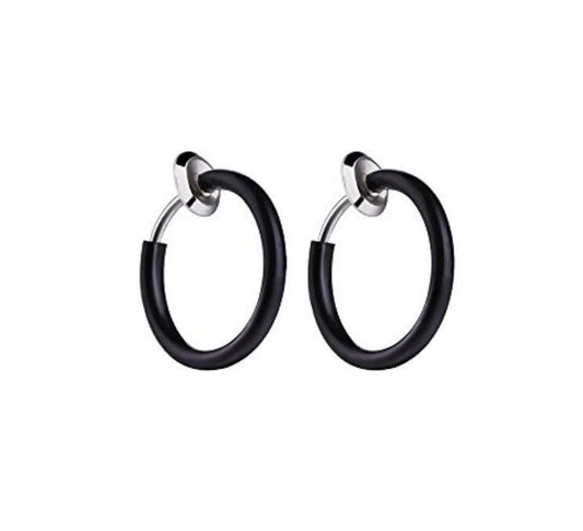 Clip-On Spring Action Non-Piercing Fake Septum Lip Cartilage Nose Tragus Ring