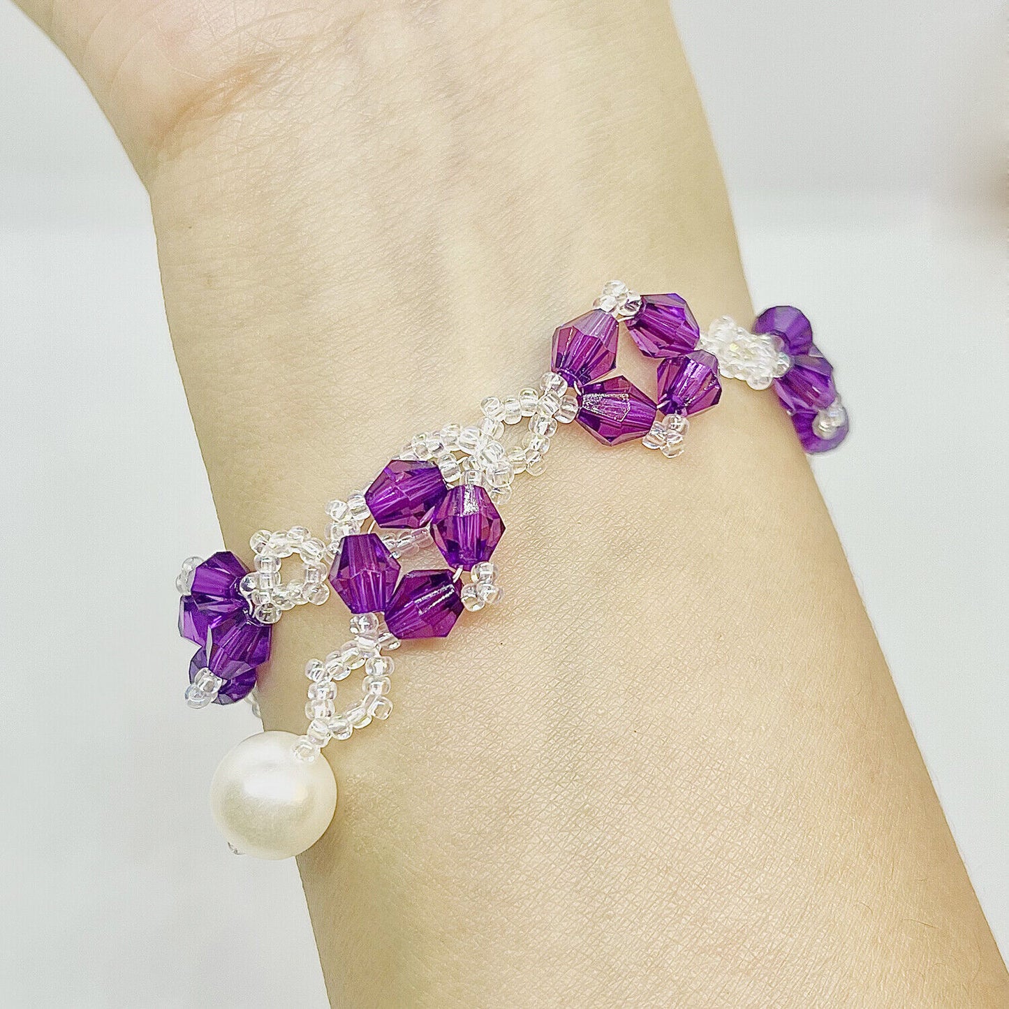 Magik 4-Petal Flower Floral Bracelet Elegant Light Luxury Adjustable Made in USA