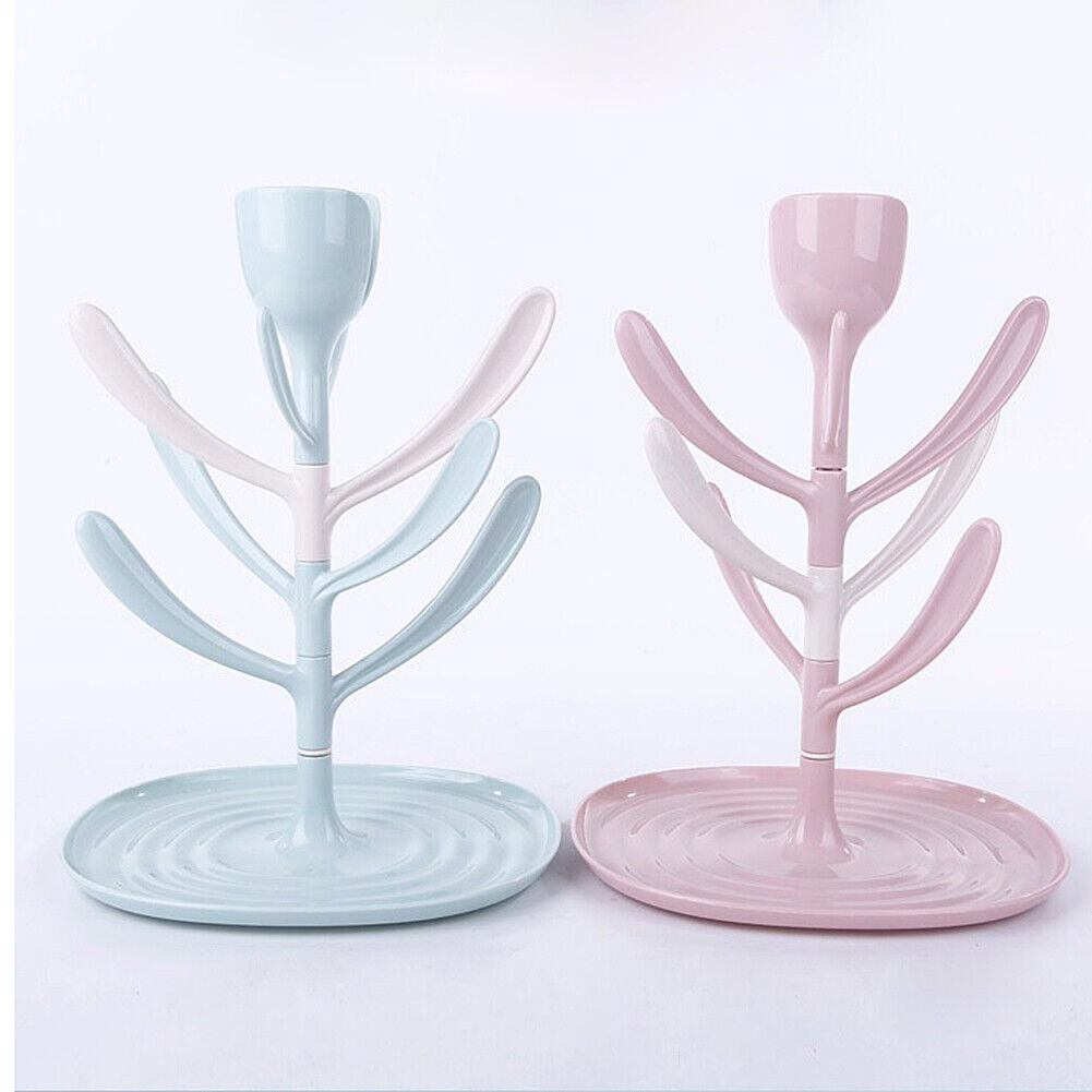 US Baby Feeding Bottle Drip Drying Rack for Teats Cups Pump Parts Keys Jewelry