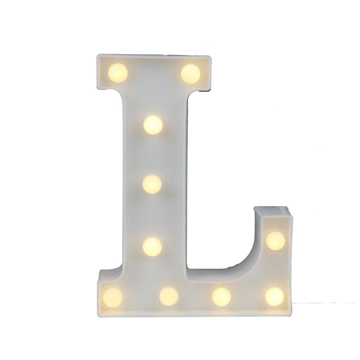 Light Up Letter LED Alphabet PlasticParty Sign Wedding Festival Stand Decoration