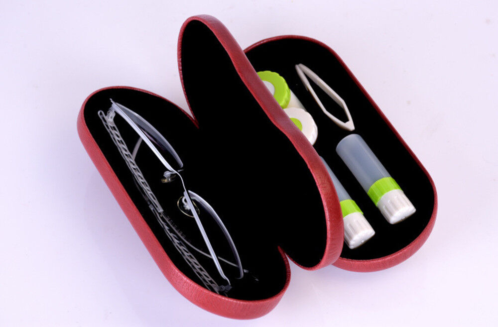 Magik Glasses & Contacts Case, Contact Lens Hard Case Assorted Colors