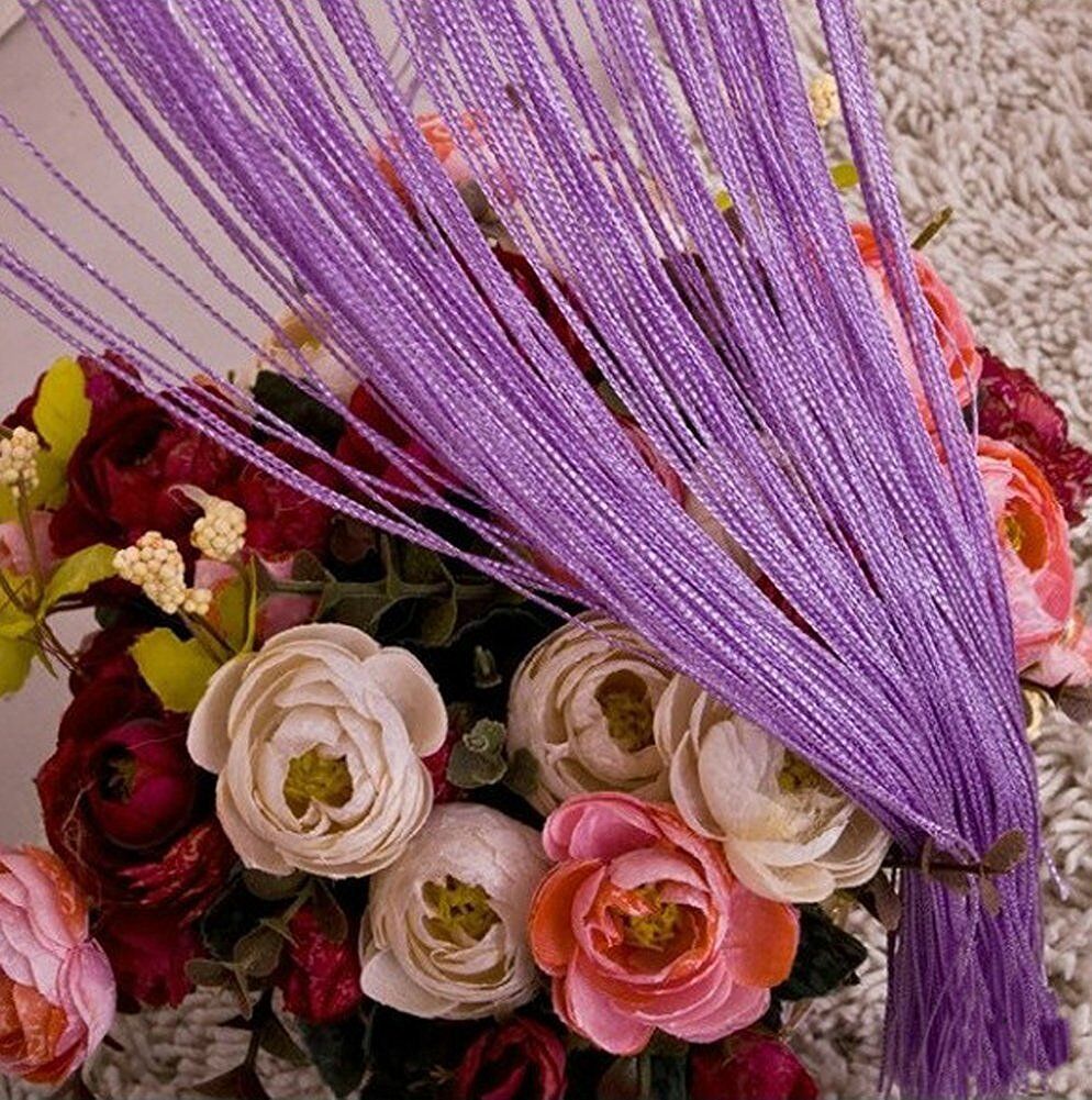 2 Pack Magik Line String Window Curtain Tassel Door Fringe Panel Room Divider