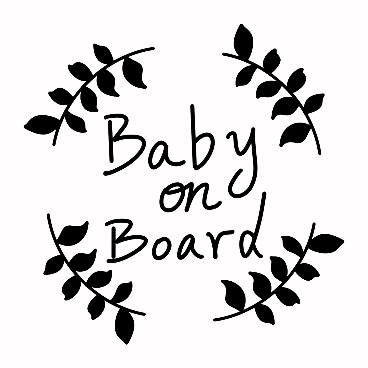 US Custom Baby on Board Kids in Car Vinyl Sticker Bumper Window Decal Truck Van
