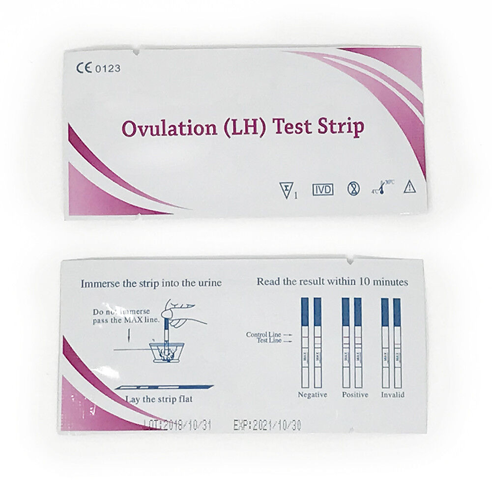 US Seller One Step HCG or Ovulation LH Pregnancy Urine Fertility Test Strips