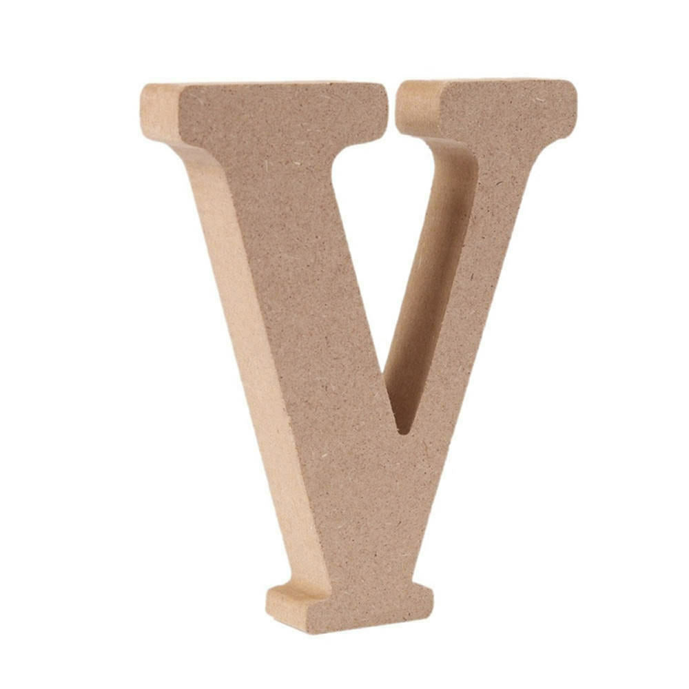 US 3.93'' A-Z Wooden Letters Alphabet Self Standing Wedding Party/Home/Decor Lot