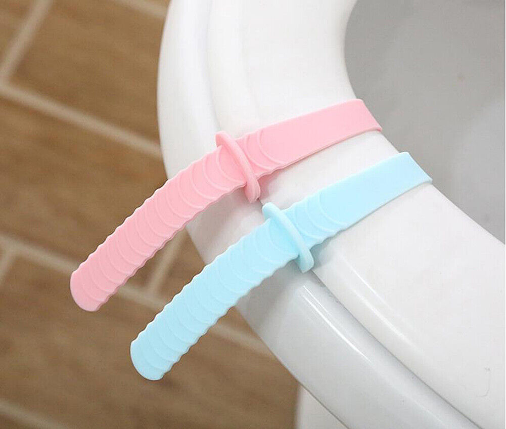 US 4 Pack Seat Cover Lifter Lift Handle Toilet Bathroom Avoid Touching Lid