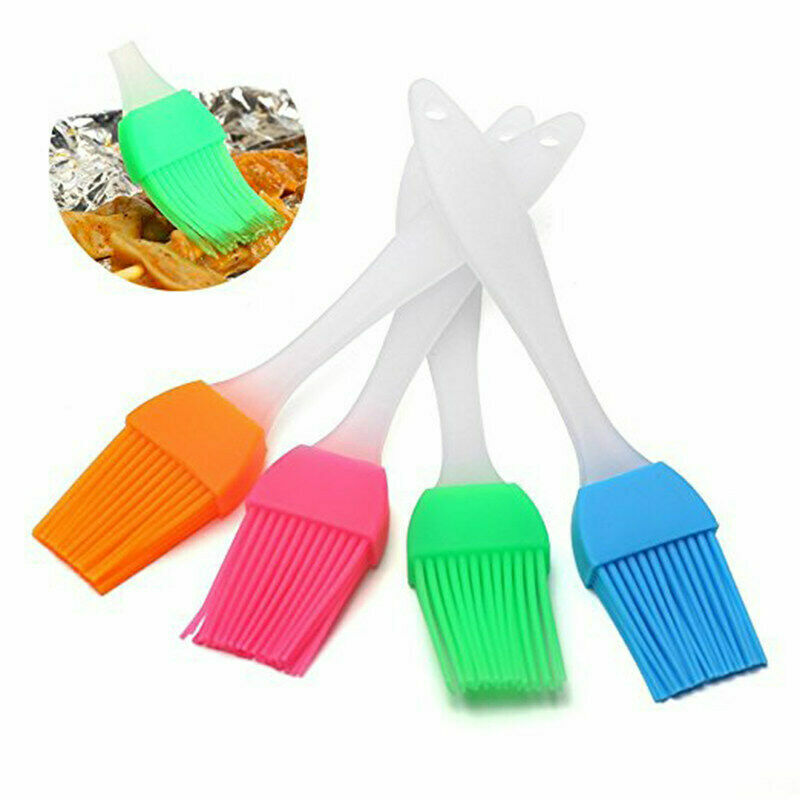 US 7~14 PCS Oil Brush Silicone Baking Pastry Cream For BBQ Basting Kitchen Party