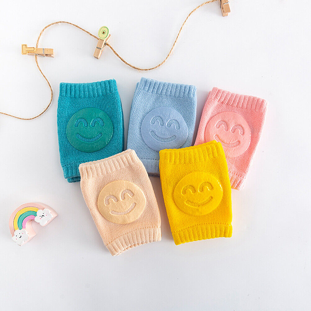 US 5~10 Pairs Baby Kids Crawling Knee Pads Safety Anti-slip Leg Elbow Protectors